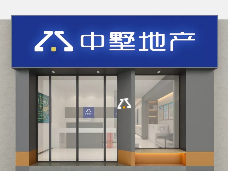 藍底襯托下的白色“ZS”